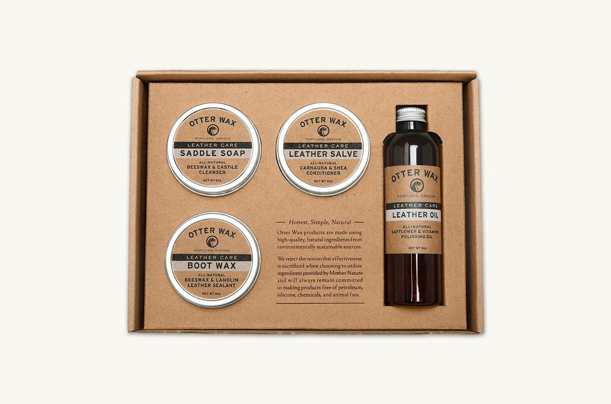 Otter Wax Leather Care Kit – Barefoot Shoes