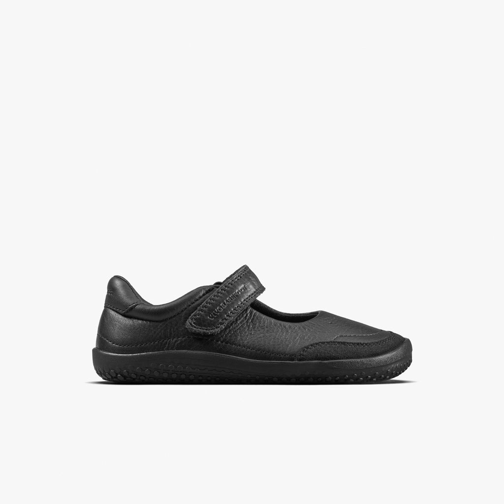 Vivobarefoot Gobi Bar School Kids Obsidian