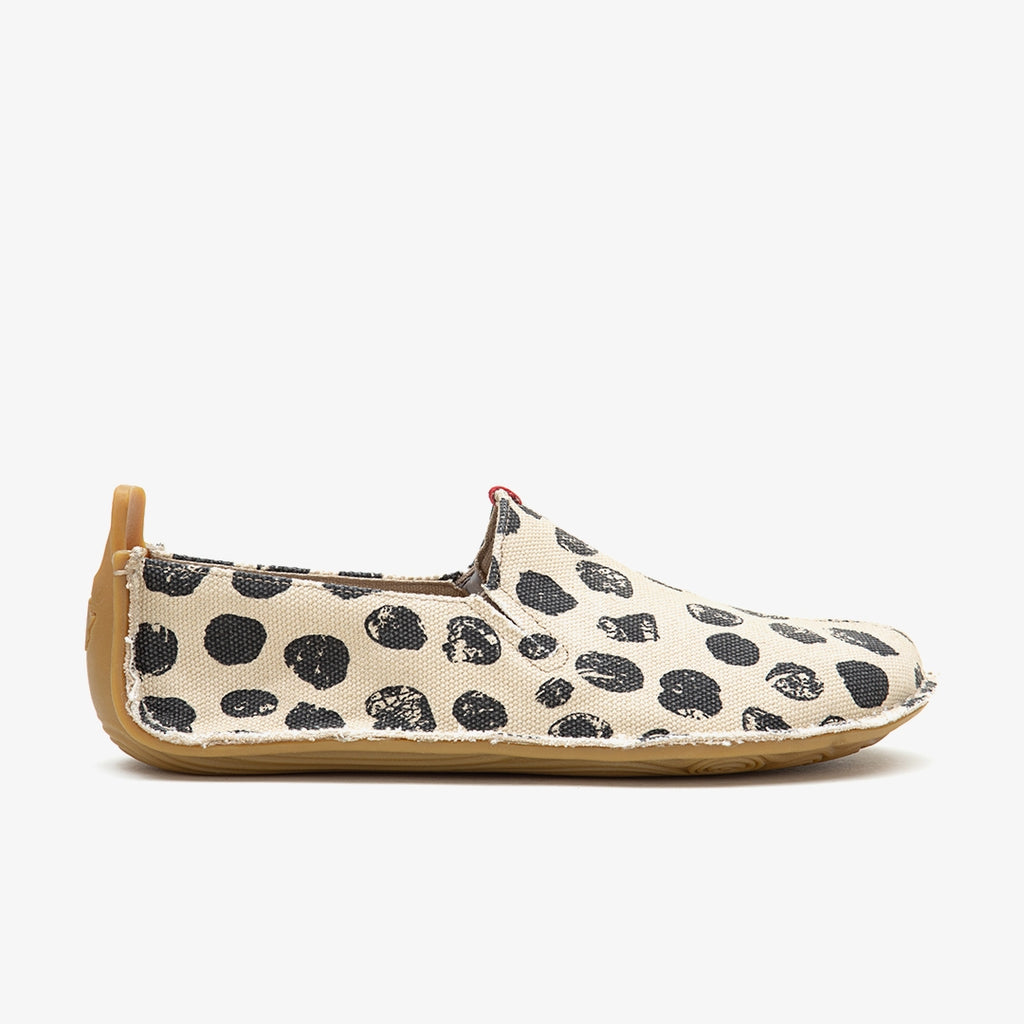 Vivobarefoot Ababa Canvas Dots Damen Barfußschuhe