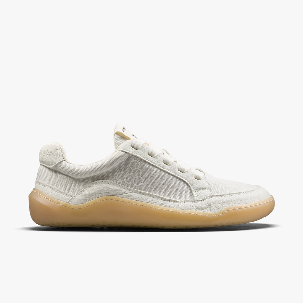Vivobarefoot Gobi II Sneaker Premium Canvas Herren Ivory