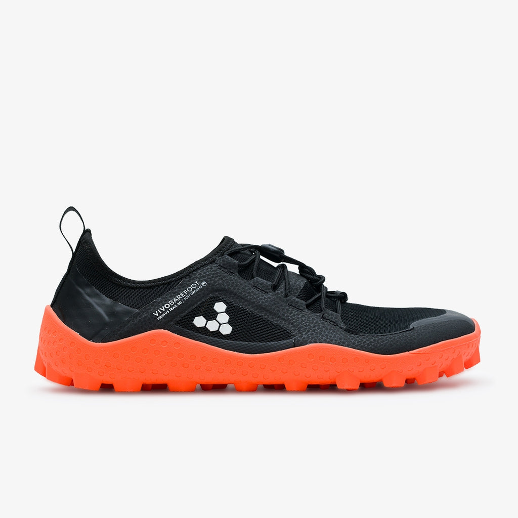 Vivobarefoot Primus Trail III SG Mens Shoes - Trail Running and Trekking - in Obsidian 6, Recycled Materials