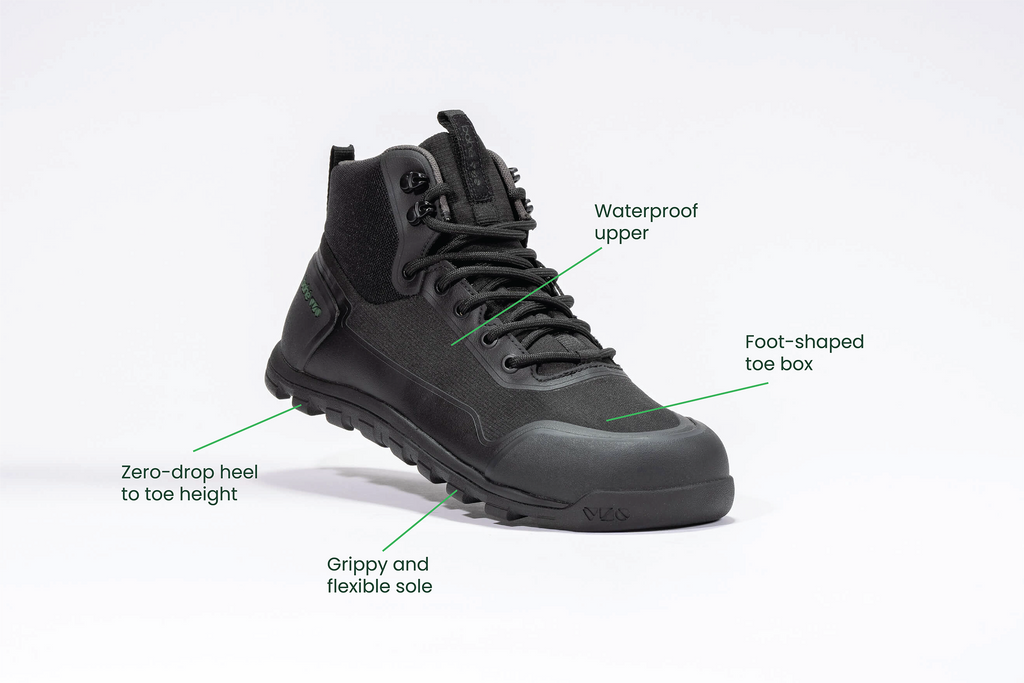 Home Rediscover Grounding Men's Barefoot Hiking Boot - Eclipse