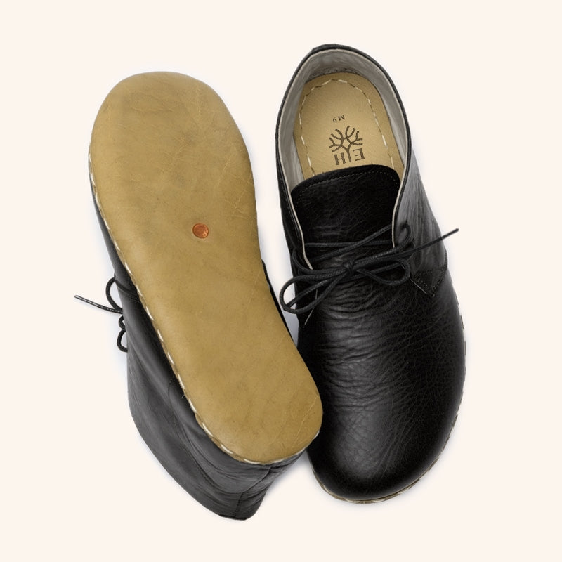 Men's Barefoot Chukka Boots for Grounding & Earthing
