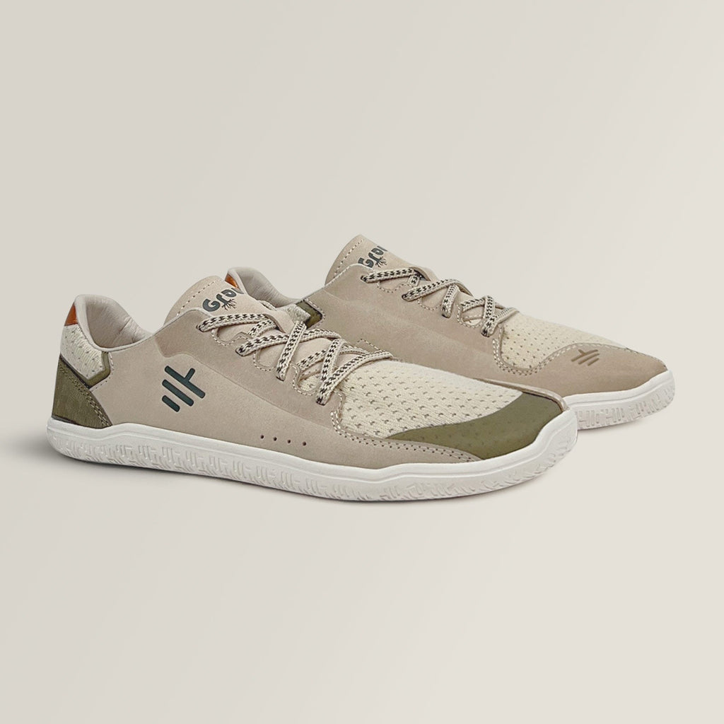 Men's B I O S Sneakers in Stone White and Olive