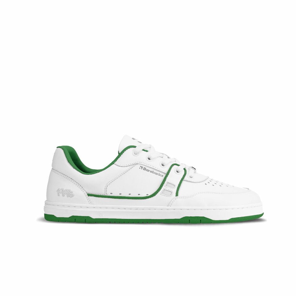 Barefoot Sneakers Barebarics Arise - White & Green.