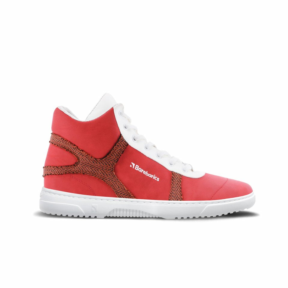 Barefoot Sneakers Barebarics - Hifly - Red & White.