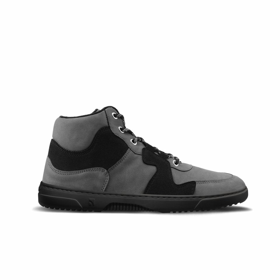 Barefoot Sneakers Barebarics Lynx - Dark Grey & Black.