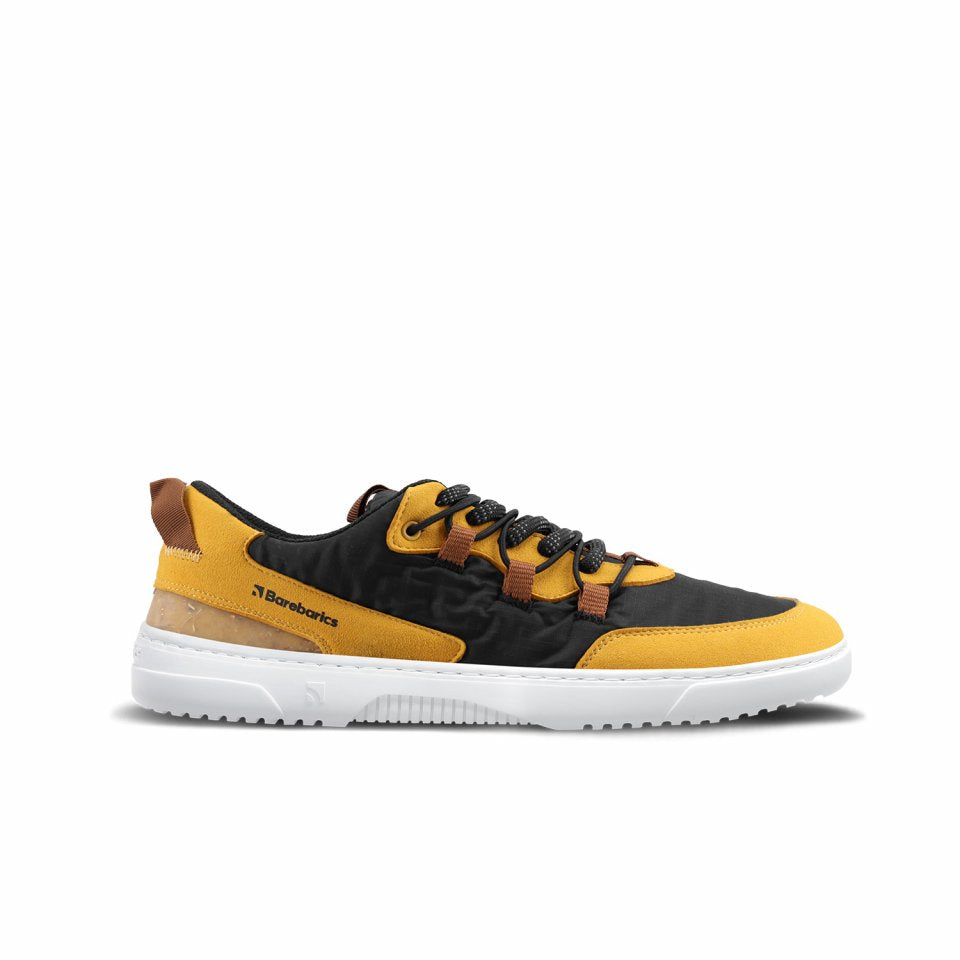 Barefoot Sneakers Barebarics - Revive - Golden Yellow & Black.