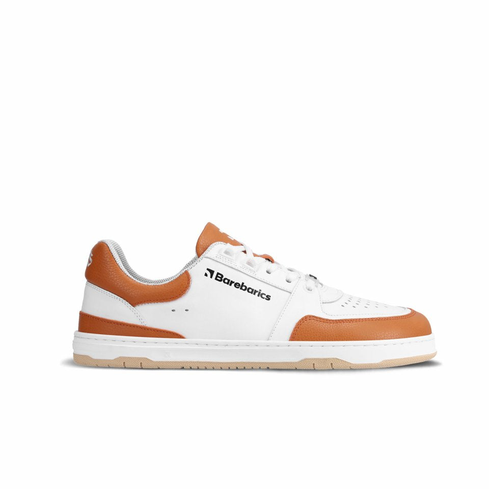 Barefoot Sneakers Barebarics Wave - White & Orange.