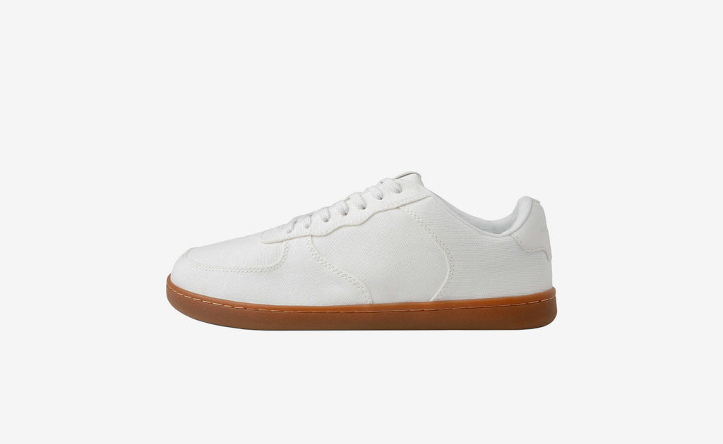 Courtside Canvas Sneakers - Gum White