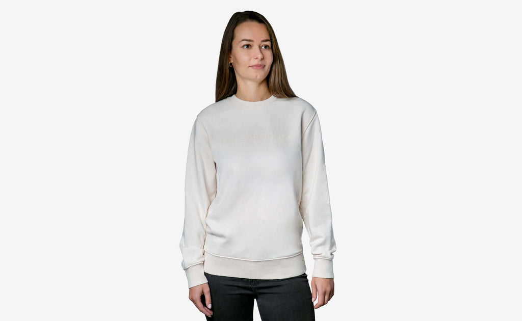 Fair & Eco Cream Unisex Crewneck Sweater