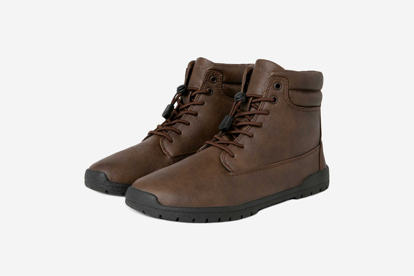 Dark Brown Elastic Lacing System - 'Click & Go'