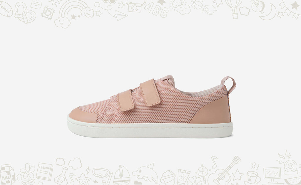 Authentic Dusty Pink Mesh Kids' Shoes