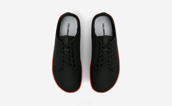 Authentic Black and Red Mesh