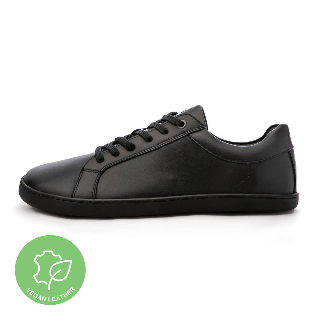 FEELIN Uni Black Vegan barefoot sneakers.