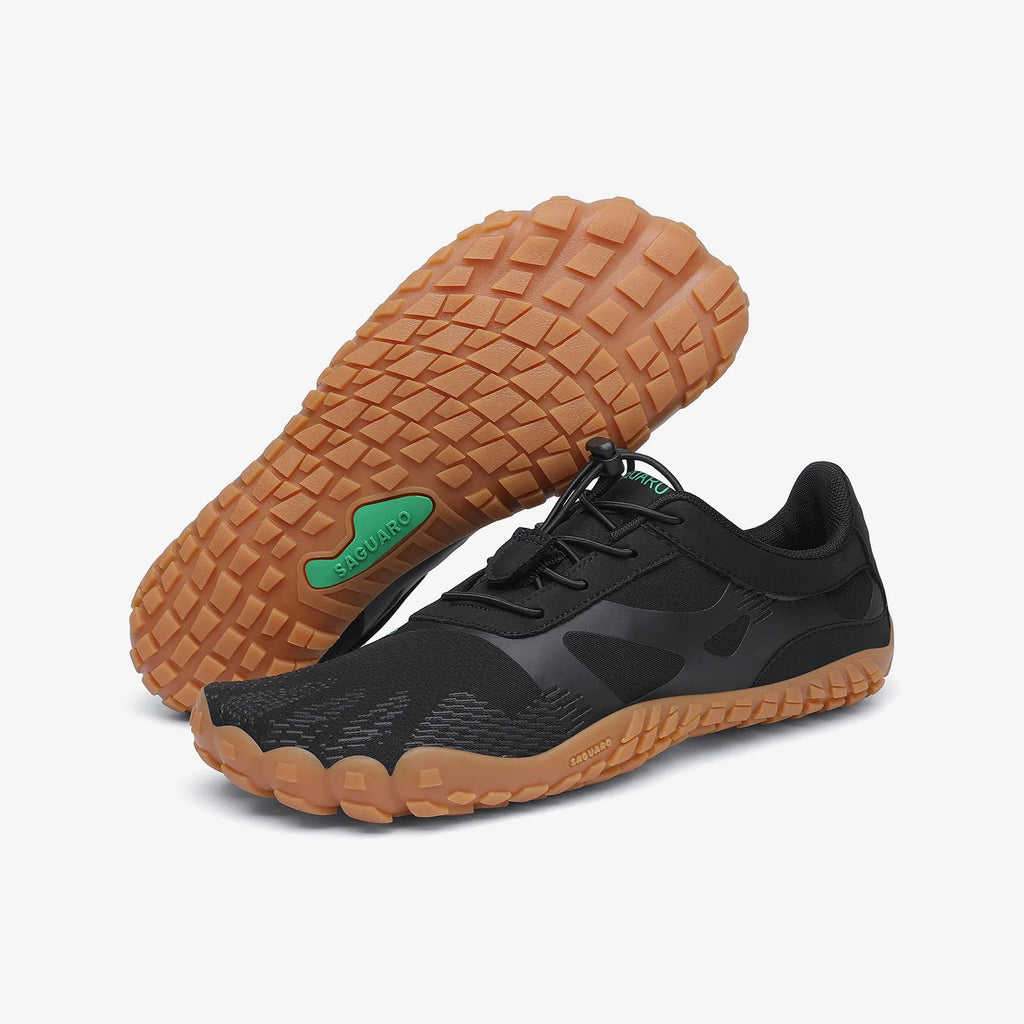 SAGUARO Blotevoeten Heren Dames Trail Running Schoenen Lichtgewicht Fitness Schoenen Non-slip voor Gym Asfalt Running, Munt Grijs, 48 EU SAGUARO Blotevoeten Heren Dames Trail Running Schoenen Lichtgewicht Fitness Schoenen Non-slip voor Gym Asfalt Running, Munt Grijs, 48 EU