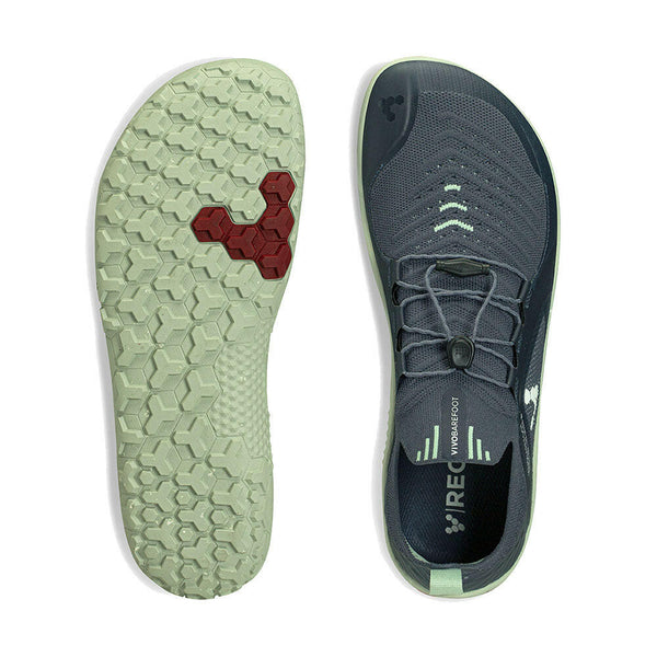 Vivobarefoot Primus Trail Knit FG Womens Deep Sea Blue.