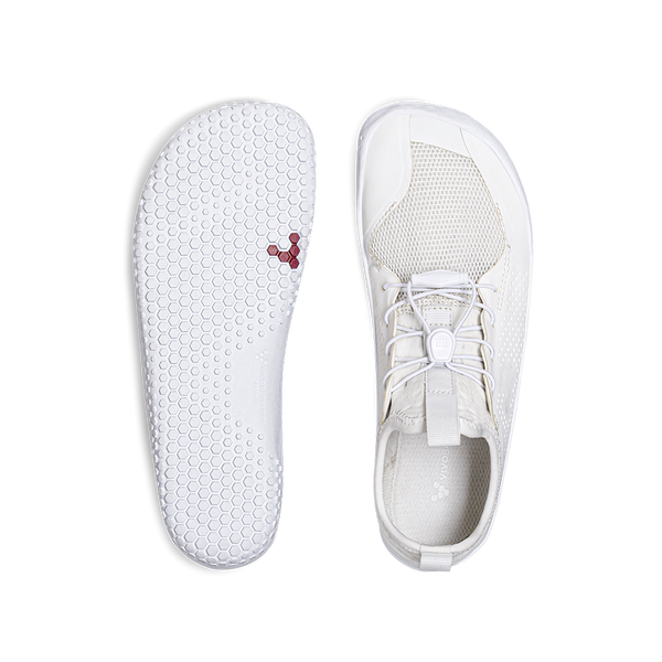 Vivobarefoot Primus Sport II Juniors Bright White.