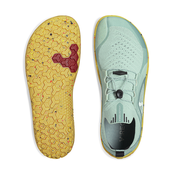 Vivobarefoot Primus Trail Knit FG Mens Mint.