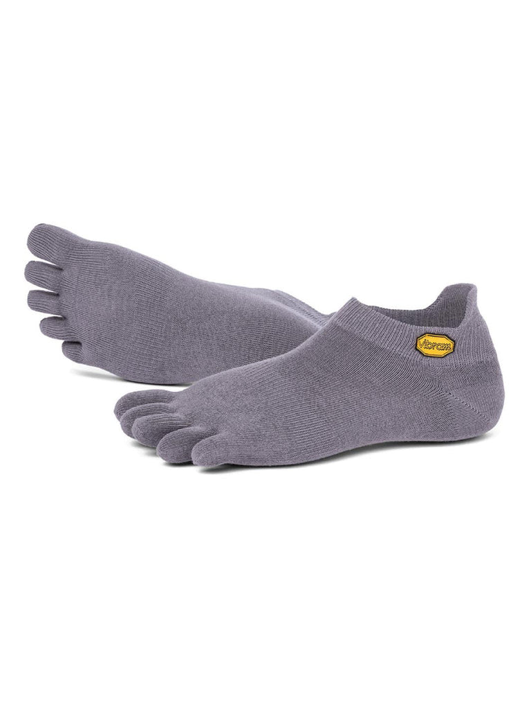 Vibram No Show Toe Socks - Grey