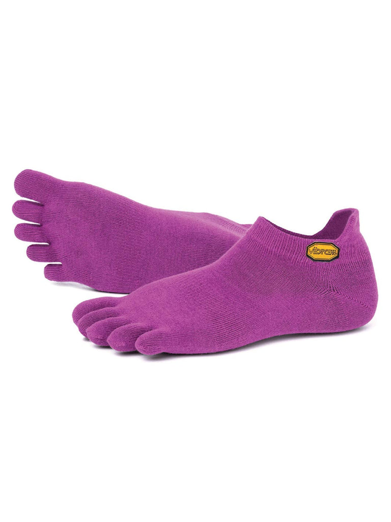 Vibram No Show Toe Socks - Purple
