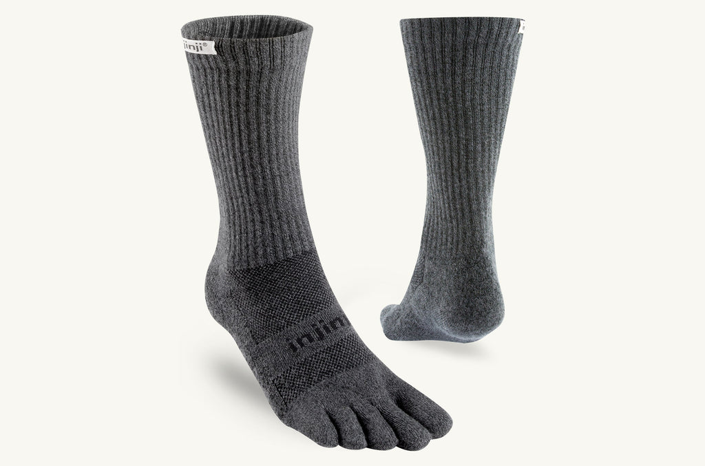 Injinji Trail Midweight Crew Toesocks.