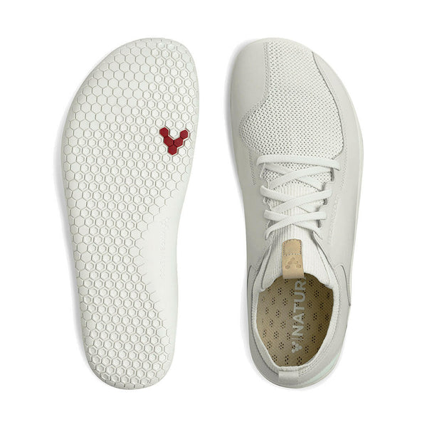 Vivobarefoot Primus Knit Mens Bright White.